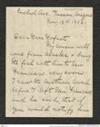 Nachlass Franz Steindachner, Brief von Ethel A. Hopper an Franz Steindachner (12.11.1906), Inv.Nr. 237.04, Seite 1